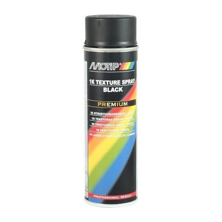 Motip 1K tekstuurivärv must 500ml
