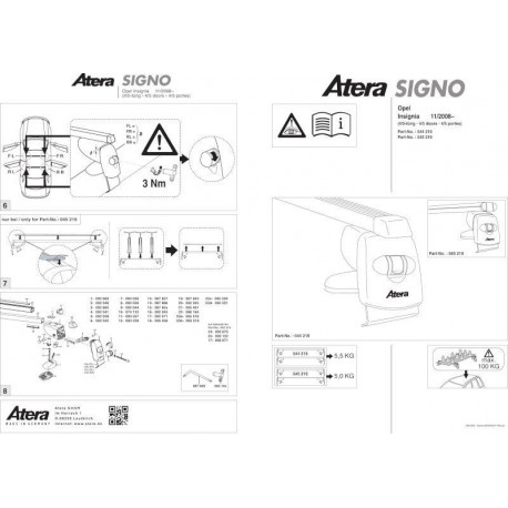 Katuseraam must INSIGNIA SEDAAN 08-