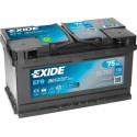 Exide EFB 75Ah 730A 315x175x175-+