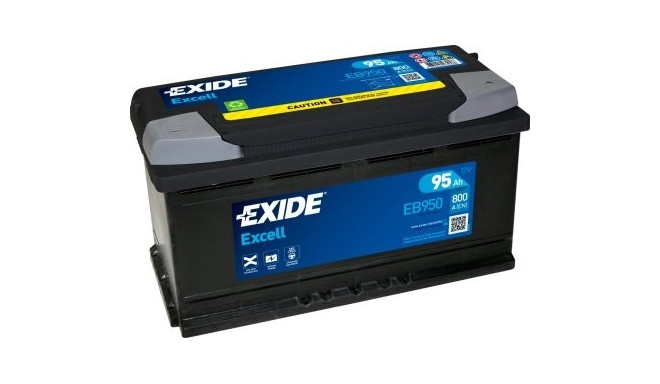 Exide Excell 95Ah 800A 353x175x190-+