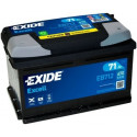 Exide Excell 71Ah 670A 278x175x175-+