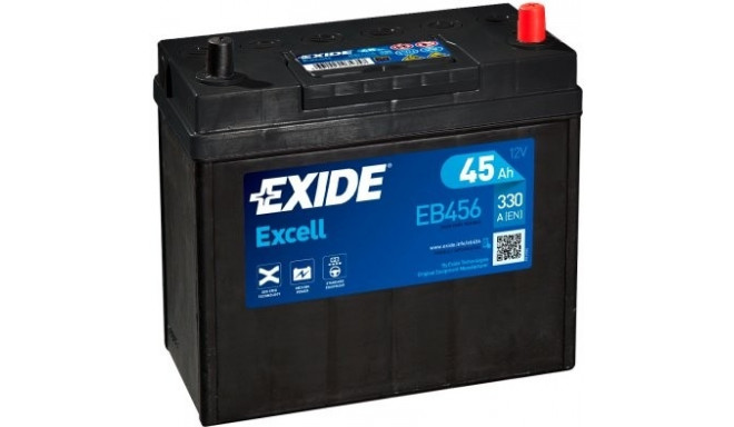 Exide Excell 45Ah 300A 234x127x220-+J