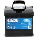 Exide Excell 50Ah 450A 207x175x190-+