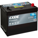 Exide Premium 75Ah630A 260x170x222-+