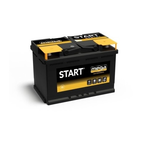 Start Mega 65Ah 580A 242x175x190-+