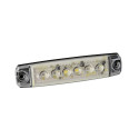 Led valgusti 12/24V, 6 SMD, roheline, valge punane-Itaalia, 96*20mm