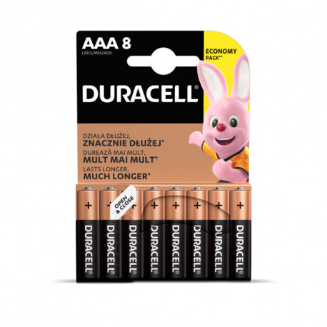 Patareid Duracell AAA LR03, 8 tk
