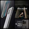 Spigen case Ultra Hybrid for iPhone 15 Pro Max 6,7" Crystal Clear