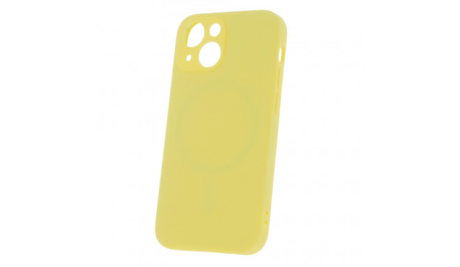 Mag Invisible case for iPhone 14 6,1" pastel yellow