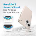 Speck Presidio2 Pro Magsafe - Case for iPhone 15 / iPhone 14 / iPhone 13 (Bleached Bone / Heirloom G