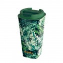 Quokka Vaso Cafe Doble Pared - Plastic mug with double walls 450 ml (Jungle)