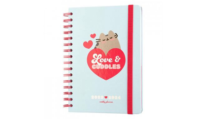 Pusheen - Kalendarz / Planner tygodniowy 2023/2024 z kolekcji Purrfect Love (14.8 x 21 cm)