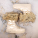 Big Star W INT1924B platform snow boots with fur, beige (37)