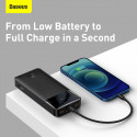 Baseus Bipow PPDML-M01 toitepank 20000mAh | 20W | 2x USB | must