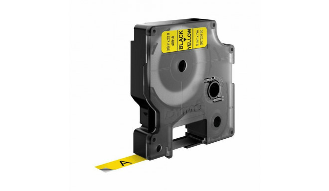 Lamineeritud Lint Sildimasinatele Dymo D1 40918 9 mm LabelManager™ Must Kollane (5 Ühikut)