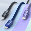 Baseus Crystal kaabel USB to Lightning, 2.4A 1.2m must