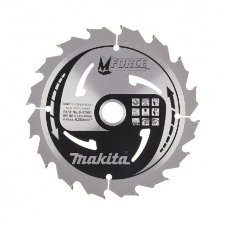 MAKITA ketassaag 165x20x16z M-FORCE puit