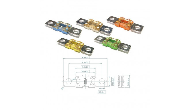 Предохранитель Megaval 300A