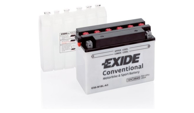 12V 20Ah Y50-N18L-A3 205x90x162 -+ Exide