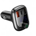 Baseus FM Transmitter 2xUSB+USB-C 12/24V