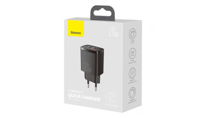 Baseus USB/USB-C seinalaadija 20W