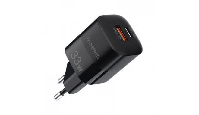 Choetech laadija USB+USB-C QC3.0 33W