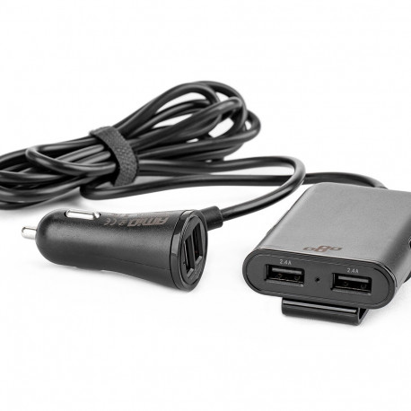 Telefonilaadija ees-tagapool 4*usb,12/24