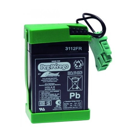 Aku 6V 4,5Ah PEG PEREGO OE pistikuga