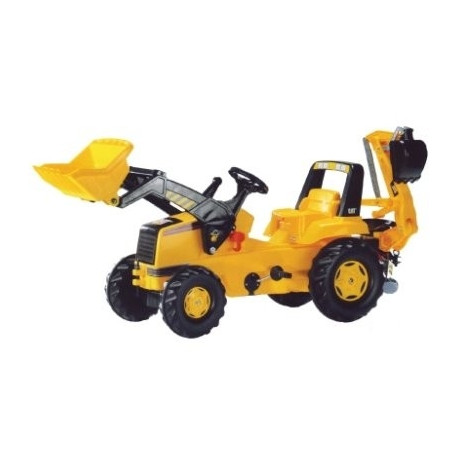 Педальный трактор Cat Backhoe с погрузчиком и ковшом