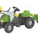 Pedaalidega traktor Rollykid X kopa ja järelkäruga, roheline