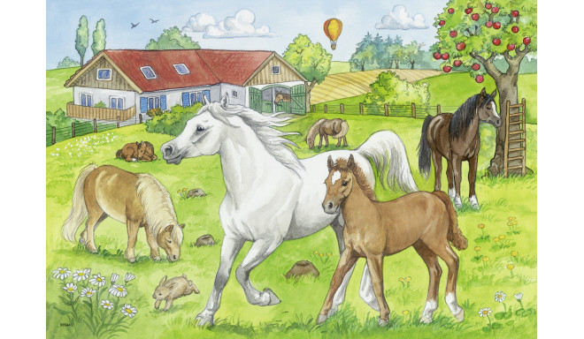 Ravensburger pusle 2x24 tk Ratsatall