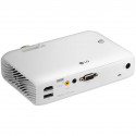 (1280x720) LG CineBeam PH510PG DLP LED 550 Lumen Portable 16:9 VGA HDMI MHL BT Wi-Fi Speaker White H