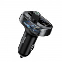 Bluetooth FM Modulator Car Charger 12-24V 2xUSB 3.4A, Black