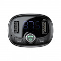 Bluetooth FM Modulator Car Charger 12-24V 2xUSB 3.4A, Black