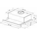 Telescopic hood Eleyus CCN L14 150 50IS