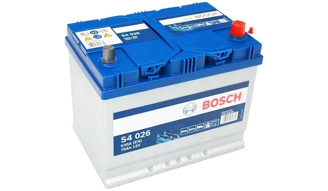 Bosch S4 026 70Ah 630A 261x175x220 -+