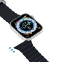 DUX DUCIS Ocean Wave - sport silicone strap for Apple Watch 42/44/45mm graphite