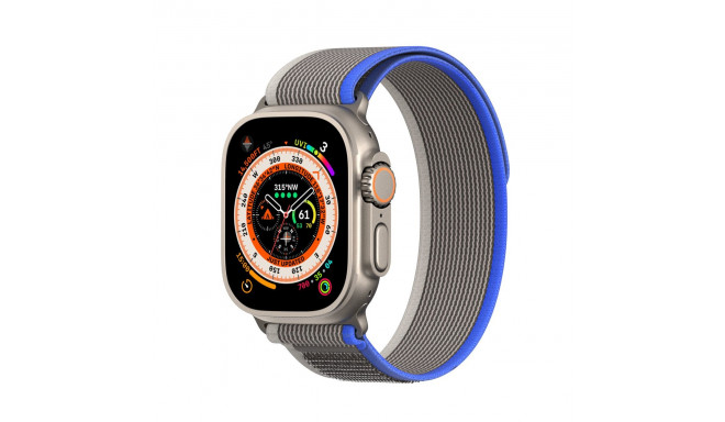 DUX DUCIS strap YJ nylon for Apple Watch 42 / 44 / 45 / 49 mm blue gray