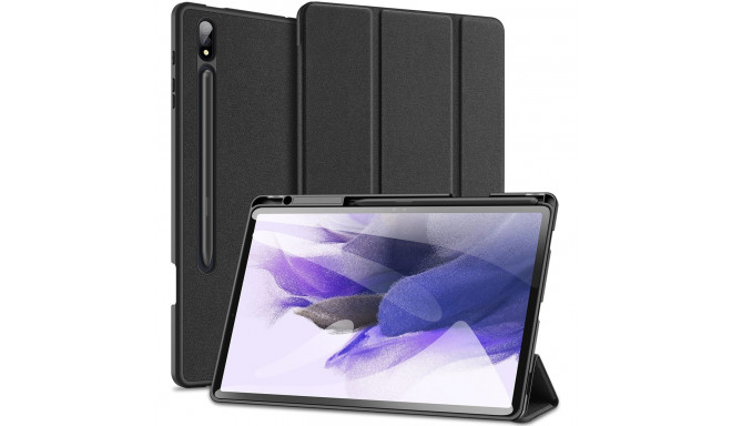 DUX DUCIS case DOMO foldable with pencil storage for SAMSUNG Tab S9 Plus black