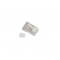 Lanberg PLS-6000 wire connector RJ-45 Stainless steel, Transparent