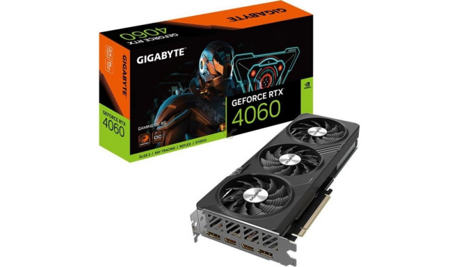 Graphics Card|GIGABYTE|NVIDIA GeForce RTX 4060|8 GB|GDDR6|128 bit|PCIE 4.0 16x|Dual Slot Fansink|2xH