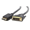 Gembird kaabel DisplayPort - DVI 1,8m (CC-DPM-DVIM-6)