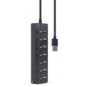 I/O HUB USB3 7PORT/UHB-U3P1U2P6P-01 GEMBIRD I/O HUB USB3 7PORT/UHB-U3P1U2P6P-01 GEMBIRD