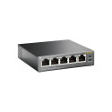 Switch|TP-LINK|Desktop/pedestal|5x10Base-T / 100Base-TX / 1000Base-T|PoE ports 4|TL-SG1005P