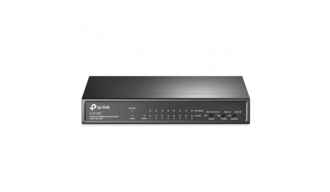 Switch|TP-LINK|TL-SF1009P|Desktop/pedestal|9x10Base-T / 100Base-TX|PoE+ ports 8|TL-SF1009P