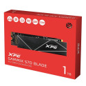 SSD|ADATA|XPG GAMMIX S70|1TB|M.2|PCIe Gen4|3D NAND|Write speed 5500 MBytes/sec|Read speed 7400 MByte