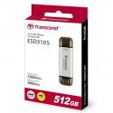 External SSD|TRANSCEND|ESD310|512GB|USB-C|USB|3D NAND|Write speed 900 MBytes/sec|Read speed 1050 MBy