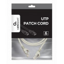 PATCH CABLE CAT6 UTP 1M/GREY PP6U-1M GEMBIRD