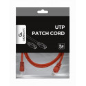 PATCH CABLE CAT5E UTP 2M/RED PP12-2M/R GEMBIRD