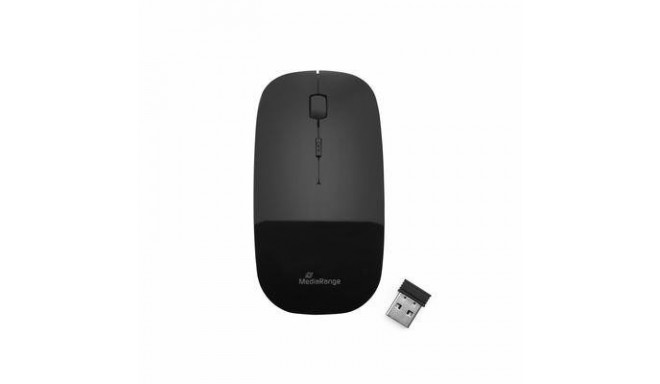 MOUSE USB OPTICAL WRL/BLACK MROS215 MEDIARANGE